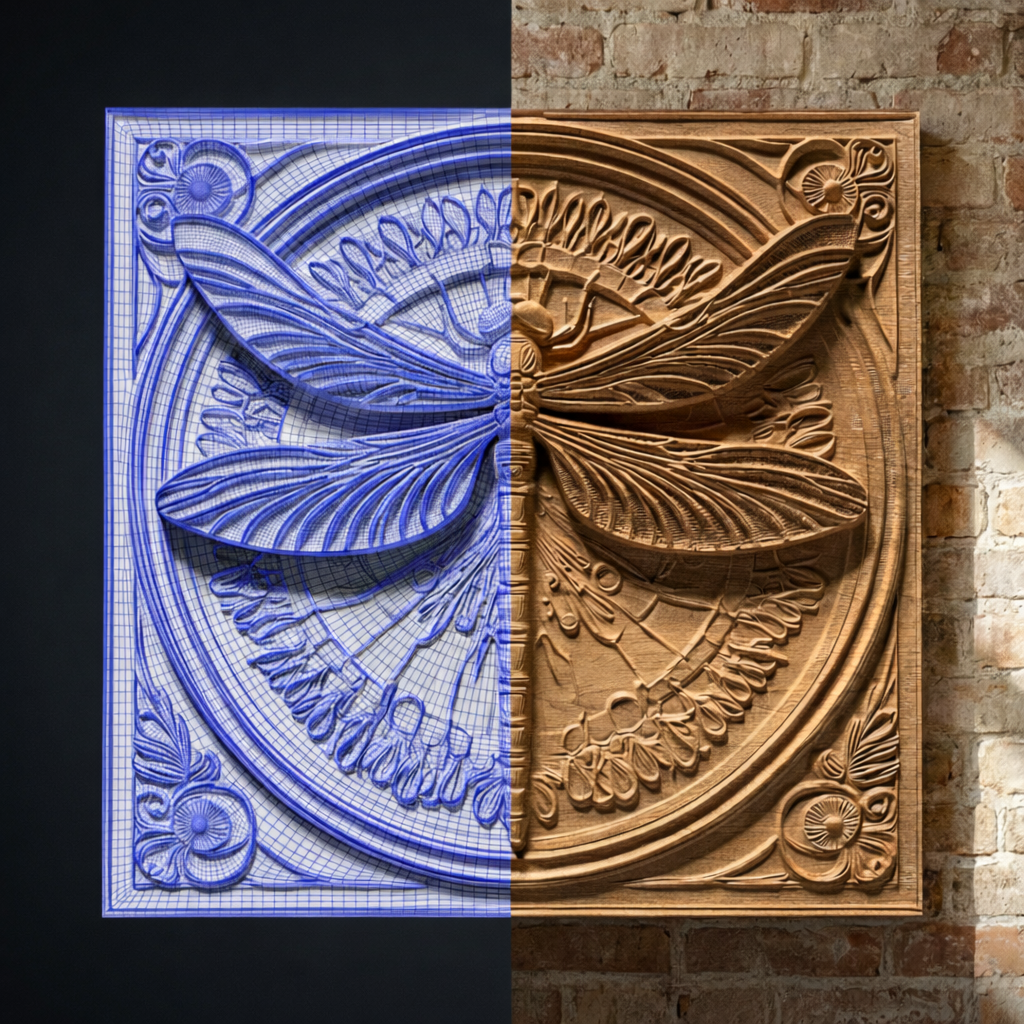 Digital to Physical Split View